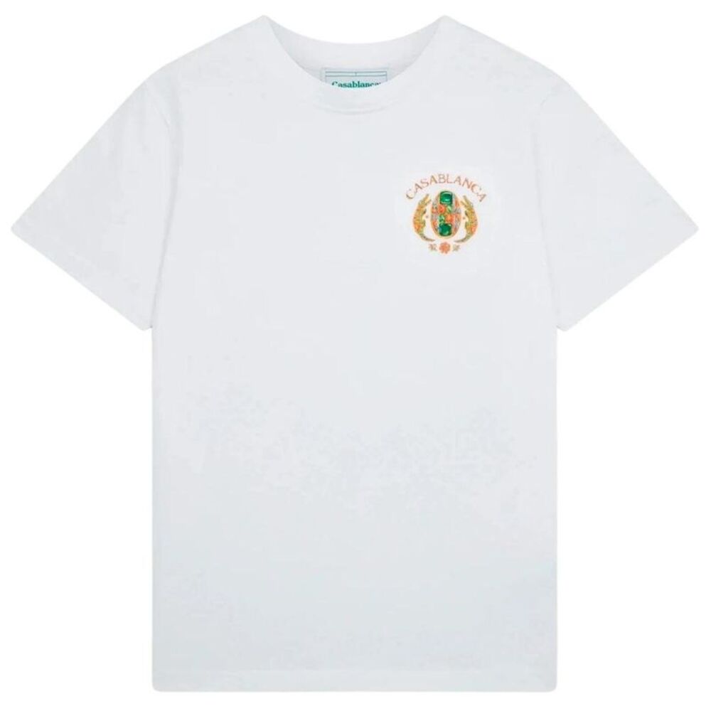 Casablanca Mens Joyaux D�'Afrique Tennis Club T-Shirt / White